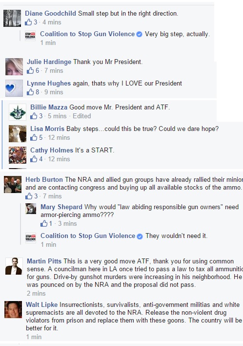 Collage of some comments in no particular order