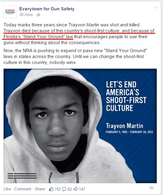 Everytown Trayvon Anniversary