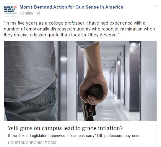 Moms Demand Guns On Campus