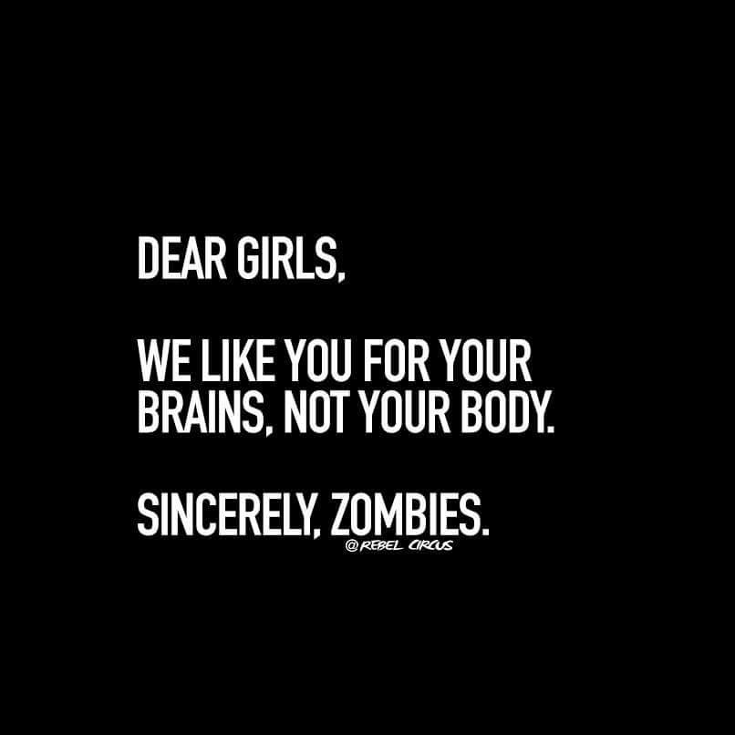 girls zombies brains