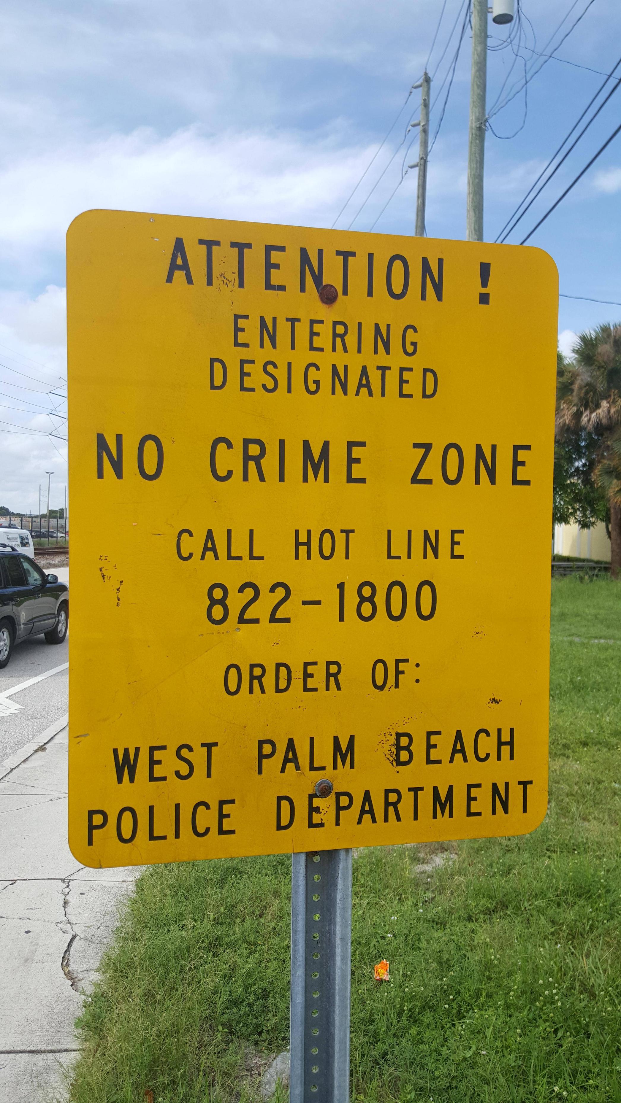 no crime zone