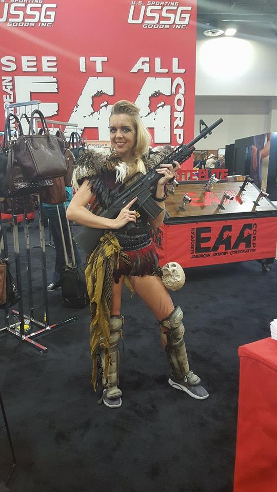 EAA Booth Babe