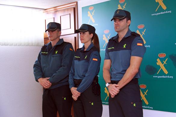 The New Guardia Civil uniforms: They also work in Jiffy Lube.