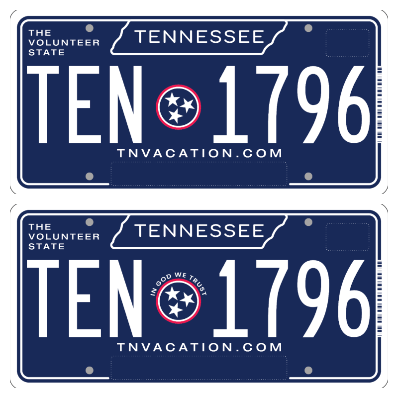 Choosing a Tennessee License Plate to hide Gayness? – Gun Free Zone